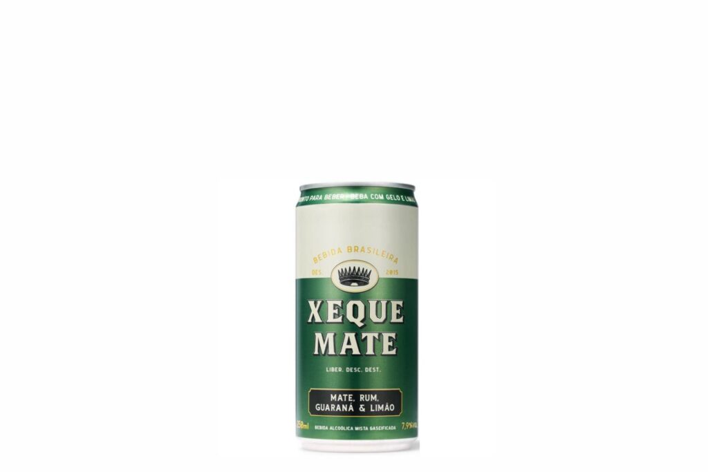 Fardo 24 Latas Bebida Xeque Mate Rum Limão 355ml Entrega Nf